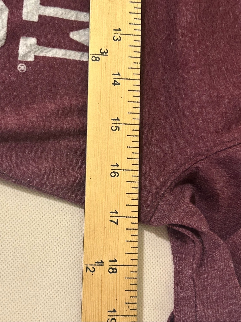 Colosseum Maroon & White V-Neck Tee - Picture 5 of 5
